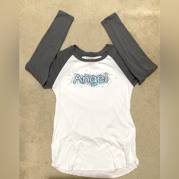 🆕🔥NO BOUNDARIES SUPER CUTE&VERY SOFT LONGSLEEVE PJ/LOUNGE WEAR SHIRT&BLING!!! - Picture 2 of 3